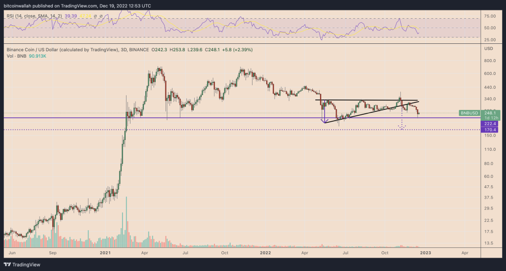 ۳ دلیل برای سقوط بایننس کوین در سال ۲۰۲۳