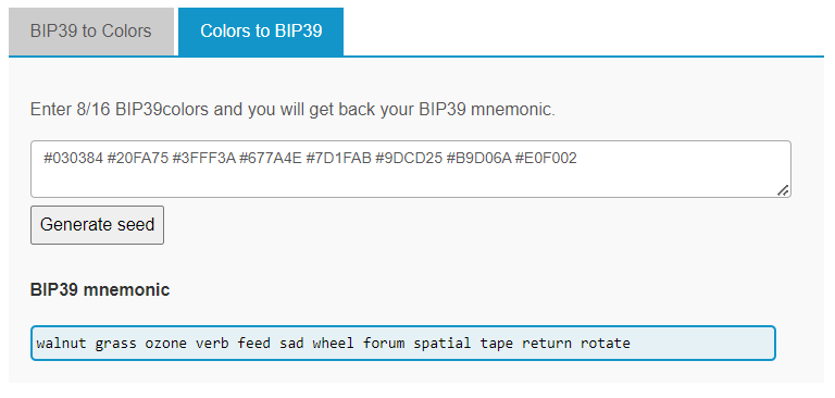 از این پس کلید‌های خصوصی کیف پول بیت کوین خود را به‌صورت رنگ ذخیره کنید